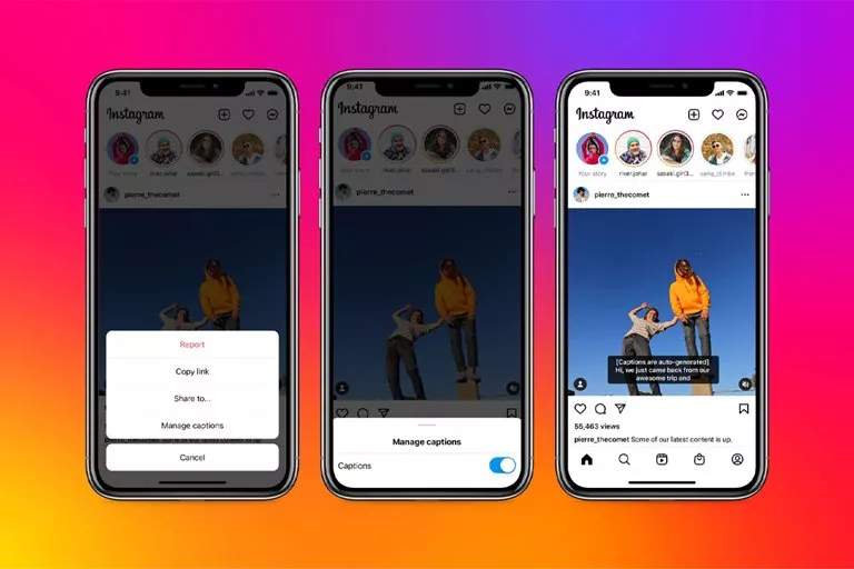 Instagram adds auto-subtitles to feed videos